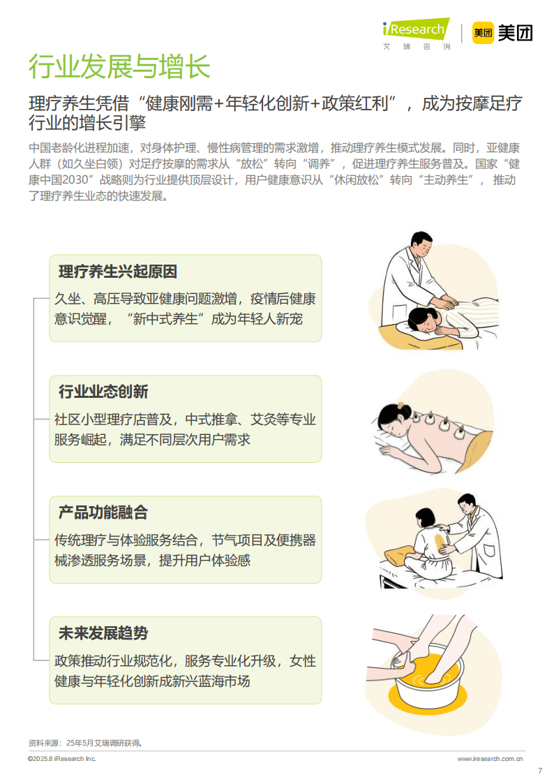 2025中國按摩足療行業潛力洞察：理療養生與女性客群