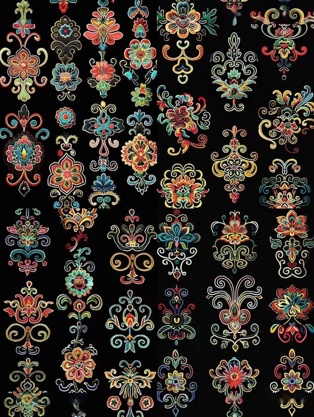 國風古韻-刺繡紋飾紋樣圖案設計分享!