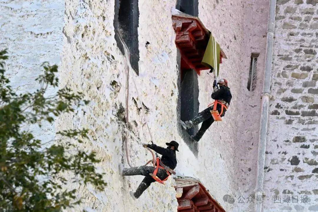 布達拉宮開始年度“美容”啦！